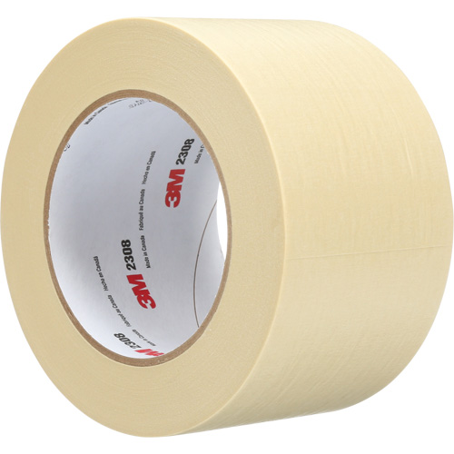 2308 Masking Tape, 72 mm (3") x 55 m (180'), Tan Cam Industrial