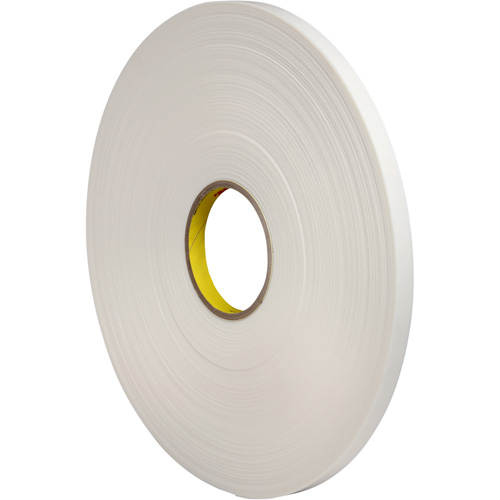 Ruban en mousse, 33 m (108') lo x 12 mm (1/2") la, 64 mils, Ur&eacute;thane Cam Industrial