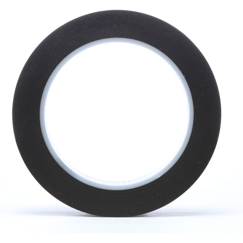 471 Vinyl Tape, 19 mm (3/4") W x 32.9 m (108') L, 5.2 mils, Black Cam Industrial