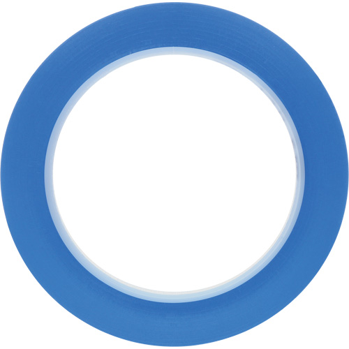 471 Vinyl Tape, 6 mm (1/4") W x 32.9 m (108') L, 5.2 mils, Blue Cam Industrial