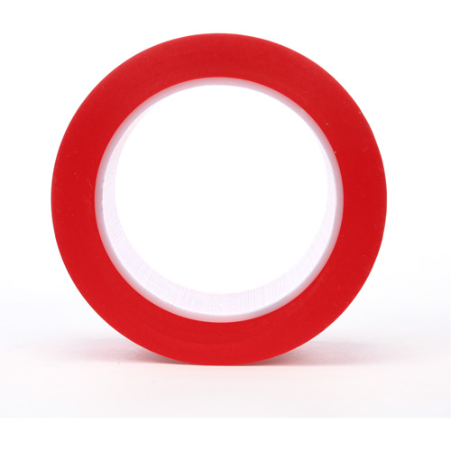 471 Vinyl Tape, 50.8 mm (2") W x 32.9 m (108') L, 5.2 mils, Red Cam Industrial