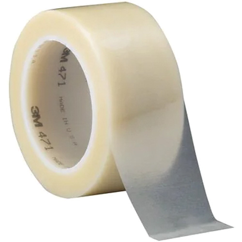 Ruban en vinyle 471, 102 mm (4") la x 32,9 m (108') lo, 5,3 mils, Jaune Cam Industrial