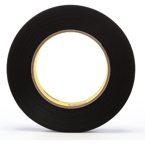 472 Vinyl Tape, 25.4 mm (1") W x 32.9 m (108') L, 10.4 mils, Black Cam Industrial