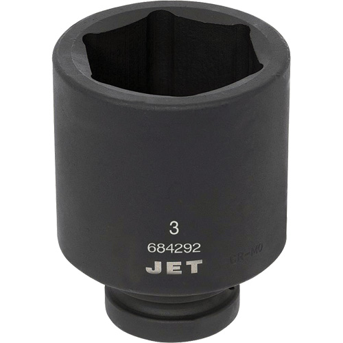 Socket, Impact, 3", 1" Drive, 6 Points, Deep Cam Industrial