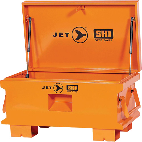 JSB-3219 Super Heavy-Duty Jobsite Tool Storage Box, 32-1/8" x 19" x 17-1/2", Steel, Orange Cam Industrial