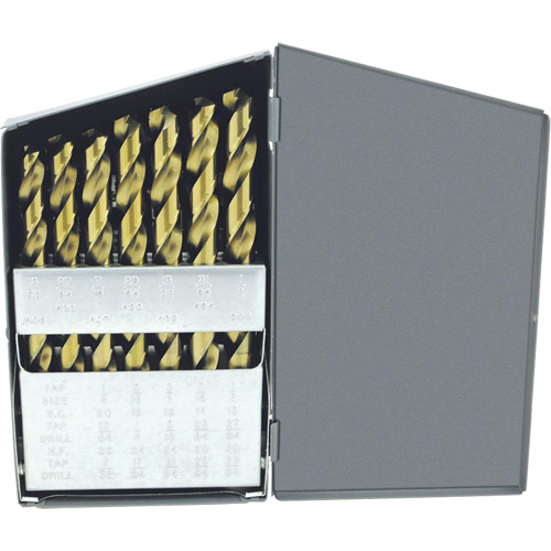 GF29CB Jet-Kut&reg; Super Premium Drill Bit Set, 29 Pieces, Cobalt Cam Industrial