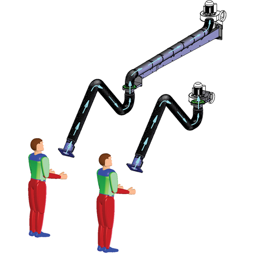 Fume Extractor Arms Cam Industrial