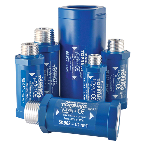 Anti Hose Whip Safety Valves Cam Industrial