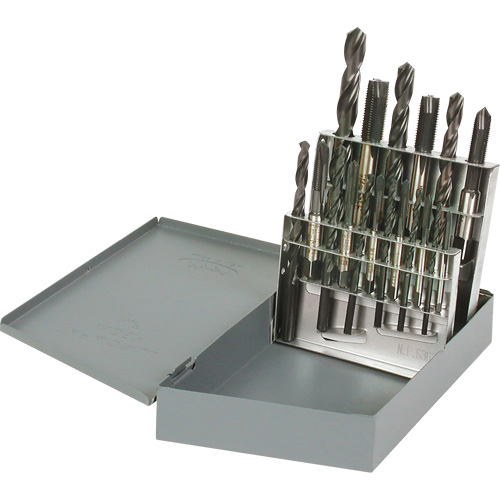 Jeu de tarauds manuels & forets, 18 morcea Cam Industrial
