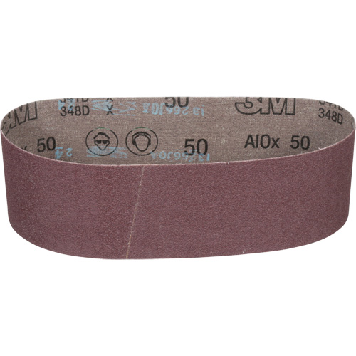 Cloth Belt 241D, 3" W X 24" L, Aluminum Oxide, 50 Grit Cam Industrial