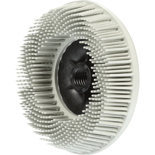 Disques radiaux bristle pour meuleuses angulaires Scotch-Brite, C&eacute;ramique, Grain 120, 4-1/2" dia. Cam Industrial