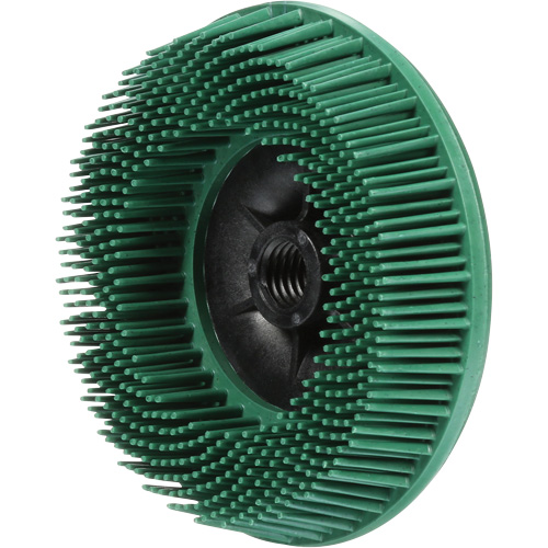 Disques radiaux bristle pour meuleuses angulaires Scotch-Brite, C&eacute;ramique, Grain 50, 4-1/2" dia. Cam Industrial