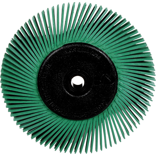 Radial Bristle Brushes for Bench Grinders, 50X Grit, 6" Dia. Cam Industrial