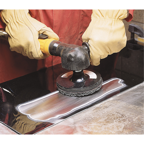 Homog&eacute;n&eacute;isation des surfaces - Disques de d&eacute;capage de rev&ecirc;tement Scotch-Brite, 4-1/2" dia., Grain Extra grossier Cam Industrial