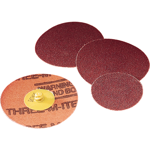 361F Discs - Roloc, 2" Dia., 24 Grit, Aluminum Oxide Cam Industrial