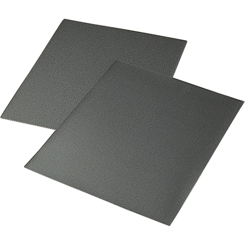 Feuilles abrasives Wetordry, 9" x 11", Grain 220, Carbure de silicium Cam Industrial