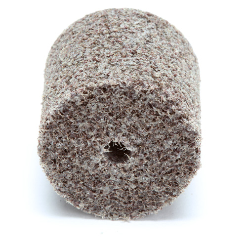 Scotch-Brite Cut & Polish Unitized Wheel, 1" x 1", 3/16"-7 Arbor, Medium Grit, Aluminum Oxide Cam Industrial