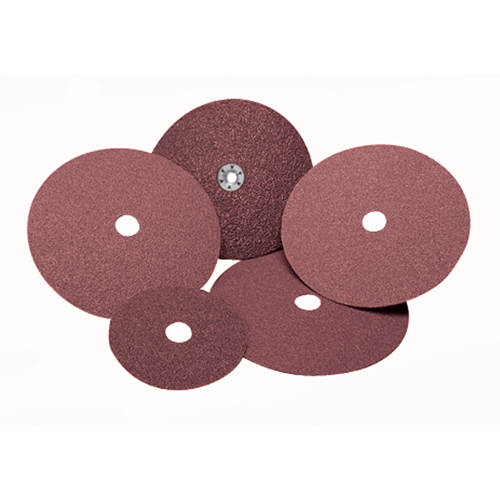 Metal F240 Fibre Discs, Aluminum Oxide, 50, 4-1/2" Dia x 7/8" Arbor Cam Industrial