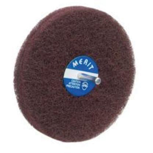Abrasotex Non-Woven Disc Wheel, 5" Dia., Medium Grit, Aluminum Oxide Cam Industrial