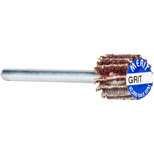 Grind-O-Flex Micro-Mini Flap Wheel, Aluminum Oxide, 240 Grit, 5/8" x 3/4" x 1/8" Cam Industrial