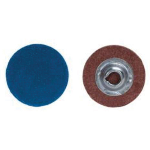 Disques &agrave; changement rapide, 2" dia., Grain 36, Alumine de zirconium Cam Industrial