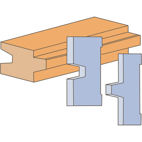 Tongue & Groove Moulding Cutter Set Cam Industrial