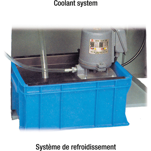 Scies &agrave; ruban pour le m&eacute;tal avec Geardrive, Horizontal/Vertical, Capacit&eacute; de coupe Rond 7" et 7" x 12" rectangulaire Cam Industrial