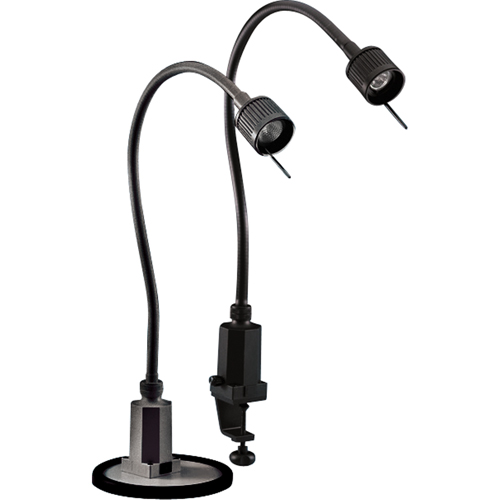 Lampes de travail halog&egrave;nes Sunnex, 20 W, Col 20", Noir Cam Industrial