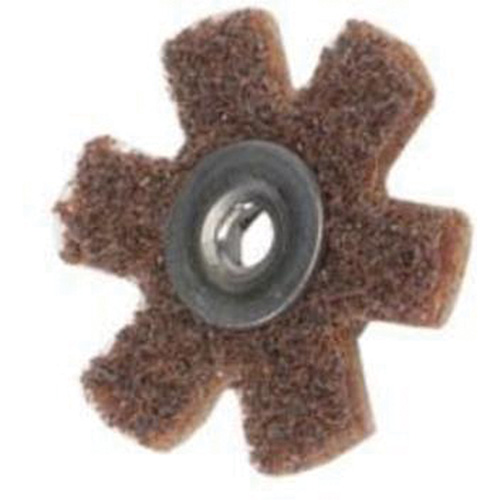 Abrasotex Surface Preparation Star, 1-1/2" Dia., Coarse Grit, Aluminum Oxide Cam Industrial