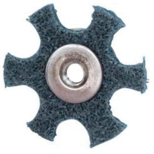 Abrasotex Surface Preparation Star, 1-1/2" Dia., Very Fine Grit, Aluminum Oxide Cam Industrial