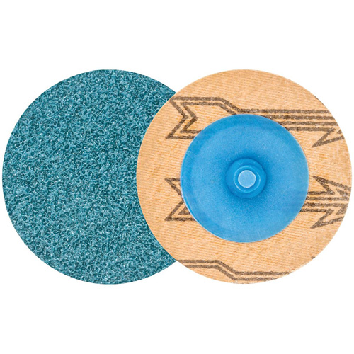 Disque de ponçage TWIST TOPCUT, 2" dia., Grain 60, Zirconium Cam Industrial