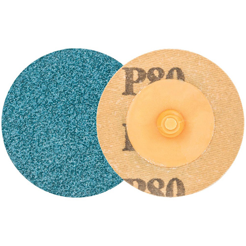 Disque de ponçage TWIST TOPCUT, 2" dia., Grain 80, Zirconium Cam Industrial