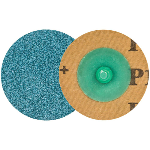 Disque de ponçage TWIST TOPCUT, 2" dia., Grain 120, Zirconium Cam Industrial