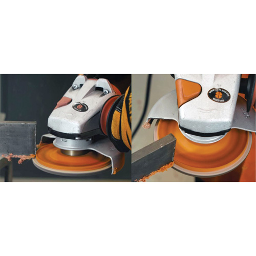 Enduro-Flex Flap Disc, 4-1/2" x 5/8"-11, Type 27, 40 Grit, Zirconia Alumina Cam Industrial