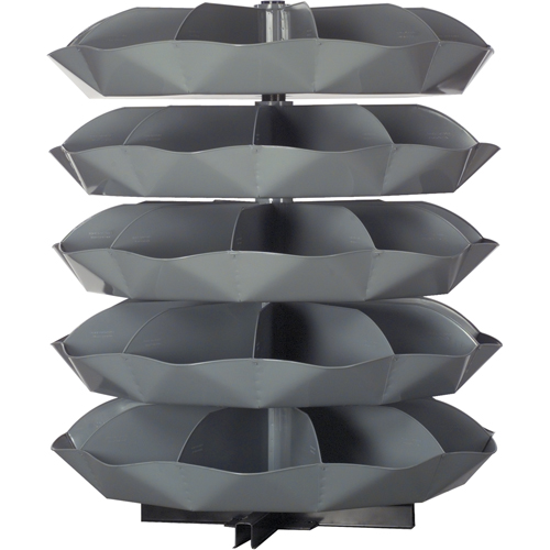 Modules de stockage Rotabin, 625 lb Capacit&eacute; par niveau, 4 Niveau(x), 45" ha x 44" dia Cam Industrial