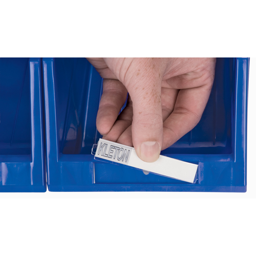 Stack & Hang Bin, 4-13/16" W x 3-3/16" H x 7-1/8" D, Blue Cam Industrial