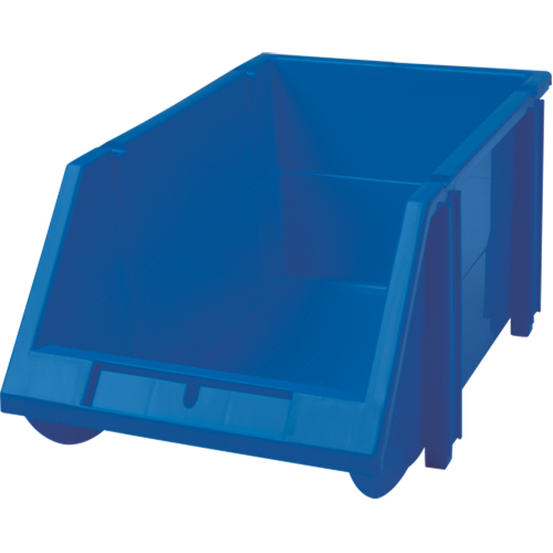 Stack & Hang Bin, 5-7/8" W x 4-11/16" H x 9-13/16" D, Blue Cam Industrial
