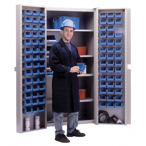 Armoire &agrave; combinaison avec porte creuse, 38" la x 24" p x 72" h, 4 tablettes Cam Industrial