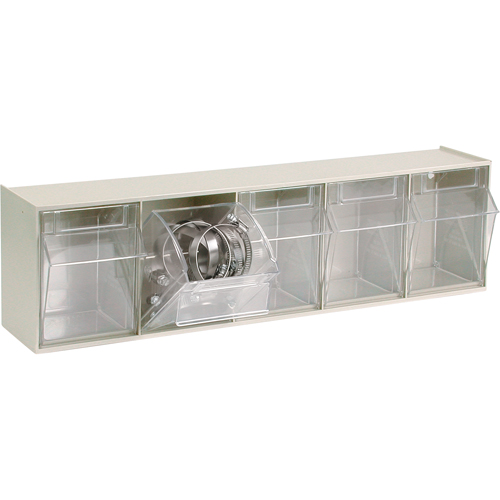 Syst&egrave;me de casiers modulaires Tip-Out, 23-5/8" la x 5-1/4" p x 6-1/2" h, 5 tiroirs Cam Industrial