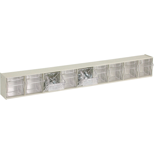 Tip-Out Bins Modular Storage System, 23-5/8" W x 2-1/2" D x 3-1/8" H, 9 Drawers Cam Industrial