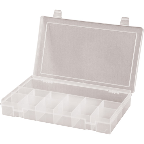 Compact Compartment Cases, 6.75" W x 11" D x 1.75" H, 13 Compartments Cam Industrial