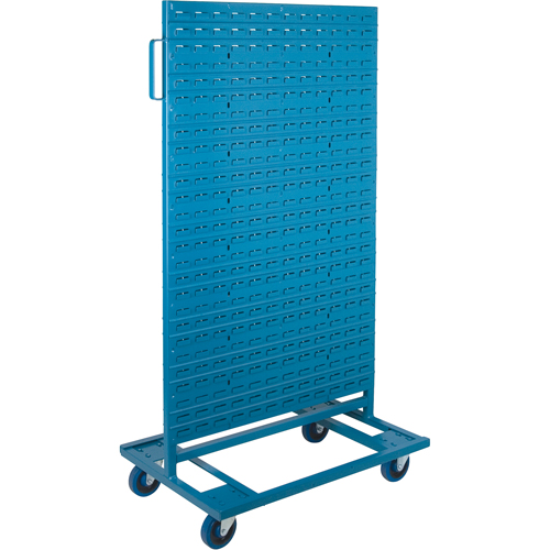 Supports mobiles pour contenants - &agrave; deux c&ocirc;t&eacute;s, 0 bacs, 36" la x 24" p x 67-1/2" h Cam Industrial