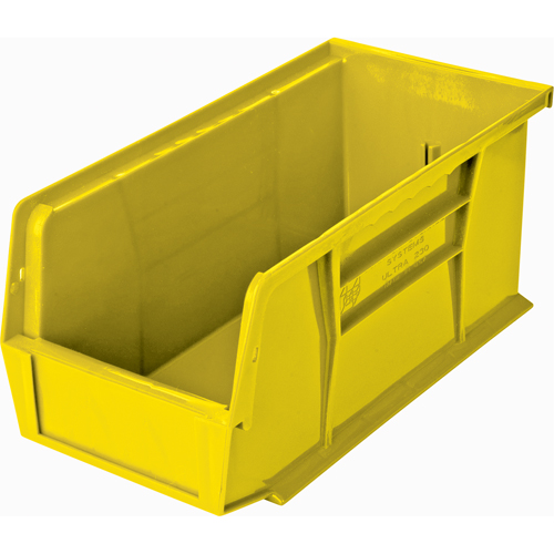 Bacs ultra empilable & suspendable, 5-1/2" la, 5" h x 10-7/8" p, Jaune Cam Industrial