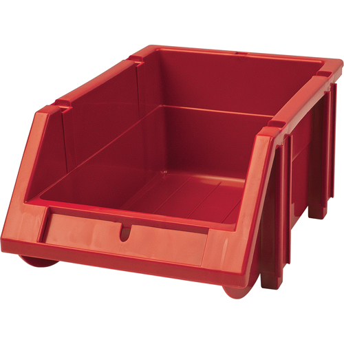 Bac empilable & &agrave; suspendre, 4-13/16" la, 3-3/16" h x 7-1/8" p, Rouge Cam Industrial