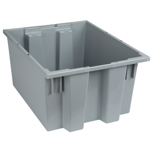 Contenants Stack & Nest, 10" x 19,5" x 15,5", Gris Cam Industrial