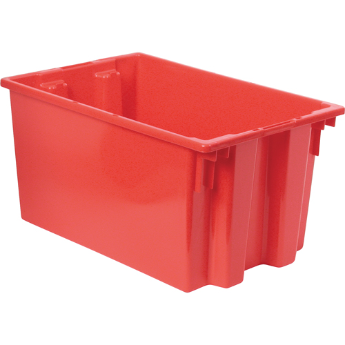Contenants Stack & Nest, 12" x 23,5" x 15,5", Rouge Cam Industrial