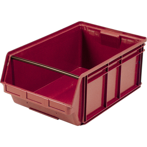 Giant Stacking Containers, 18.375" W x 29" D x 11.875" H, Red Cam Industrial