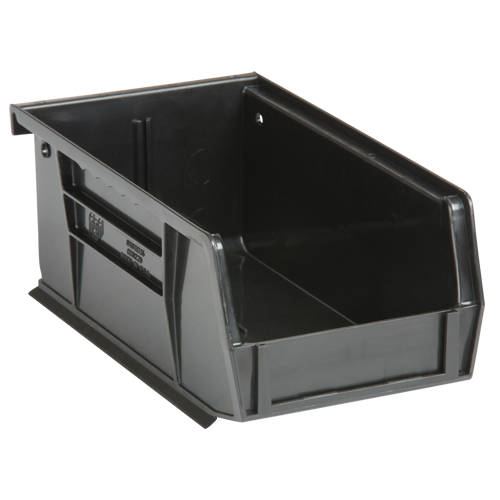 Ultra Stack & Hang Bin, 4-1/8" W x 3" H x 7-3/8" D, Black Cam Industrial