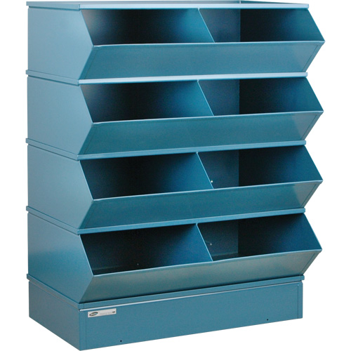 Syst&egrave;mes sectionnels &agrave; assembler, Cap. 5000 lb, 37" la x 24" p x 44" h, Bleu Cam Industrial