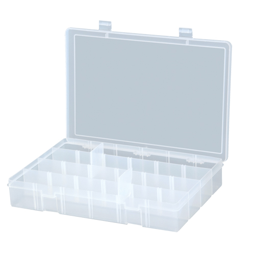 Compact Compartment Cases, 13.125" W x 2.3125" D x 9" H, 24 Compartments Cam Industrial